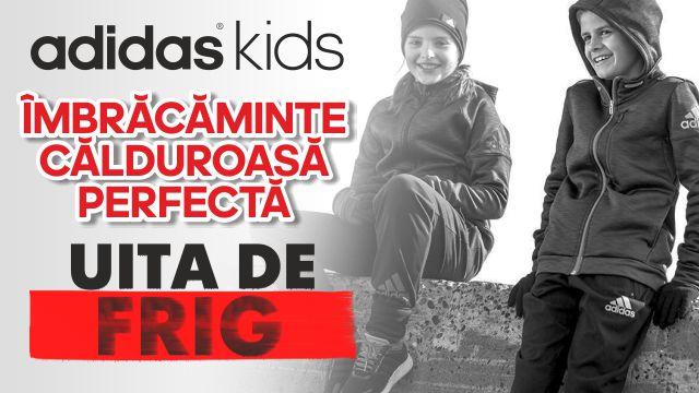 Adidas Kids: îmbrăcăminte călduroasă