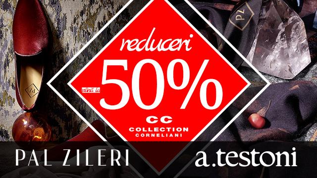 Pal Zileri, Testoni, Corneliani: branduri de lux cu reducere până la -50%