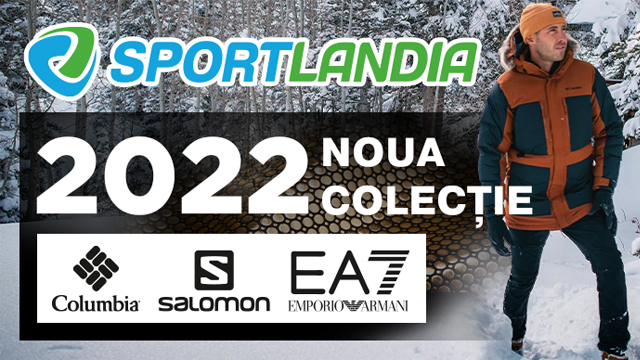 SPORTLANDIA: noua colectie de iarna EA7, Columbia, Salomon 2022