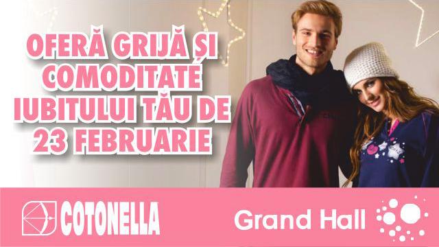 Cotonella: Oferă grijă și comoditate iubitului tău de 23 februarie